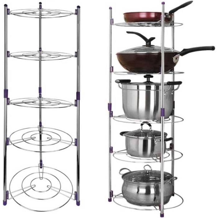 Pot Stand 5 Layer Kitchen Pot Organizer