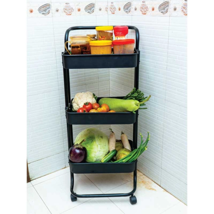 3 Layers Trolley Rack